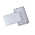 Qualisub Polished Silver Sublimation Aluminum Metal Business Name Card Blanks for Double-Sided Heat Press Printing