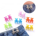 New Bear Snap Button Waist Buckle Adjustable Adjust Waist Removable Retractable Pant Clothing Metal Pants Waist Button