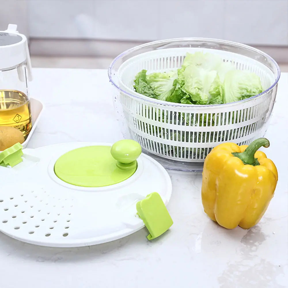 Vegetables Salad Spinner Dryer Tool Multifunctional Manual Salad Spinner