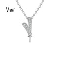 925 Silver Pearl Pendant Bail With CZ Stones Pearl Button Mount DIY 925 Sterling Silver Jewelry Findings