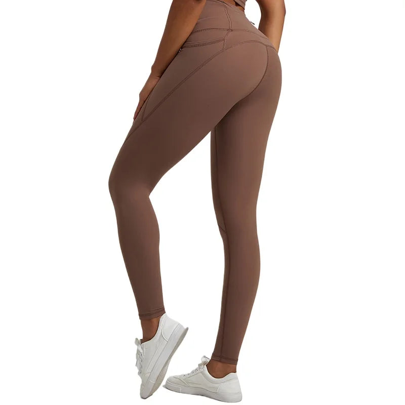 High Quality High Waist Womens Workout Leggings With High Waist Tummy Control Yoga Leggings
