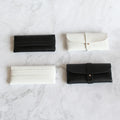 2025 Embossed Logo Eyewear Case Packaging Leather Sunglasses Pouch Cases Portable Women Eyeglasses Pouch Bag Case