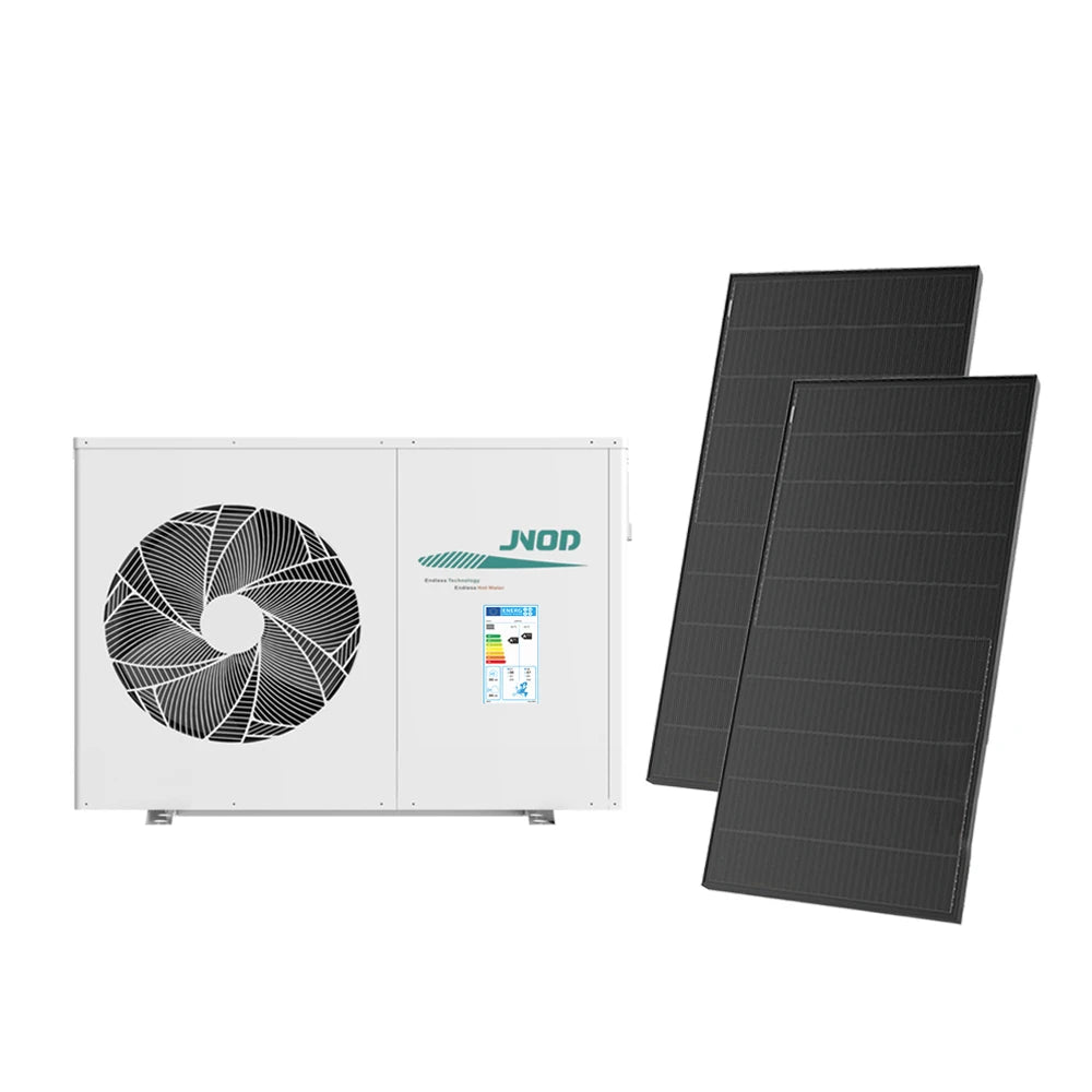 JNOD 12kW Solar Air to Water Hybrid Heat Pump R32 Split Air Source Heating Pump EVI for Cold Area