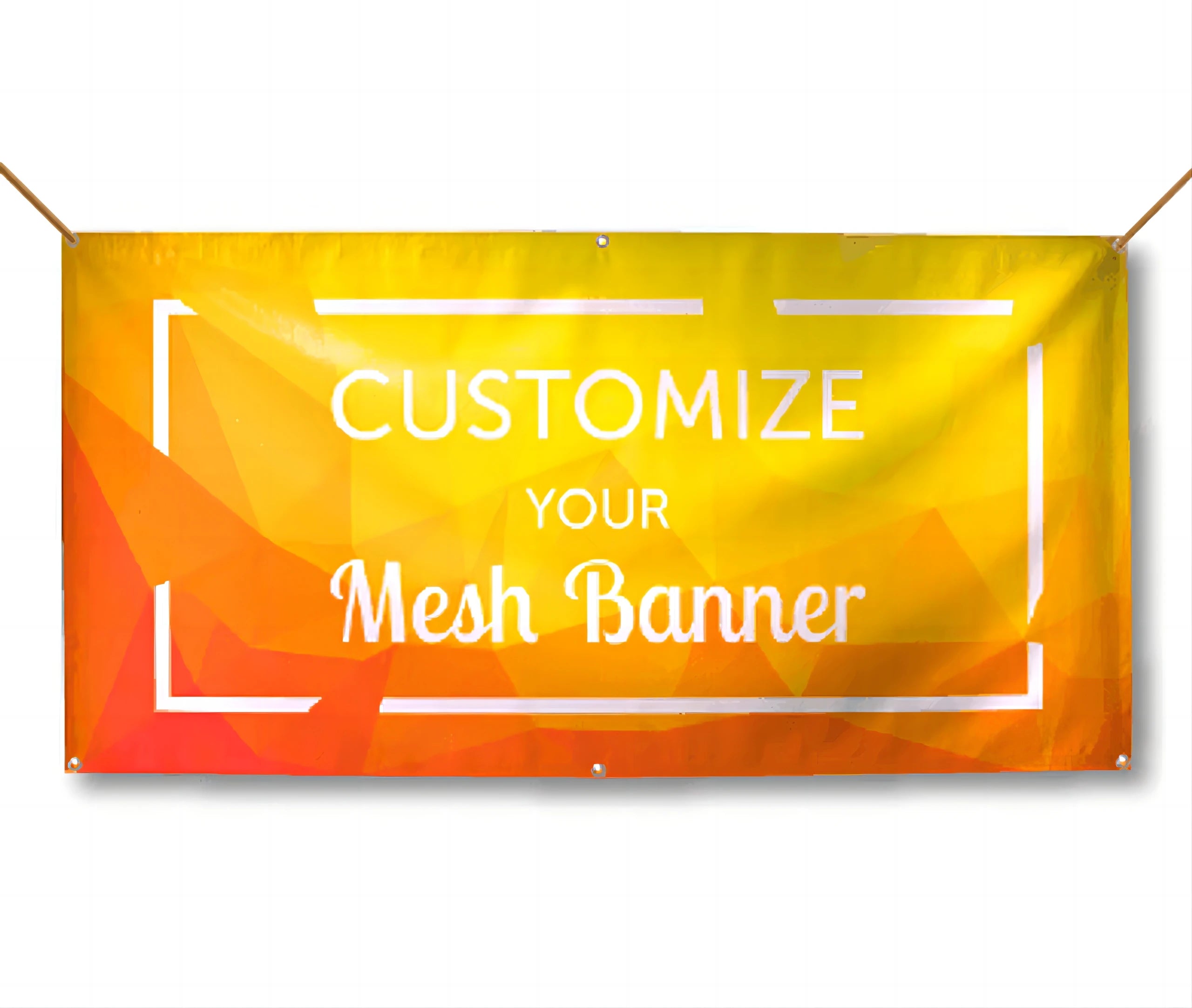 Custom Advertising Banner Durable & High-quality Mesh Banner With Double Side Printing for Outdoor Event