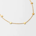 Dainty Star Pendant Custom 18k Gold Plating Stainless Steel Choker Chain Necklace