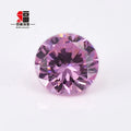 Baifu 5A Dark Pink Round Brilliant CZ Stones 1.0-3.0mm Cubic Zirconia for Jewelry Making Wholesale Price