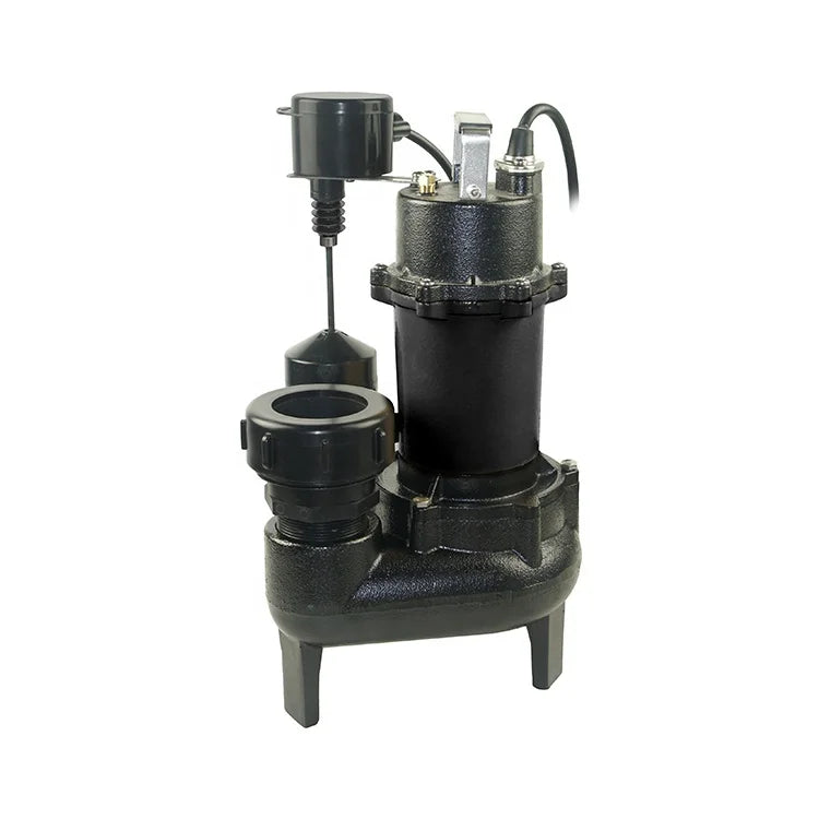 GP Enterprises Factory Price Cast Iron Submersible Effluent Sewage Water Pump with 2'' Quick Connect and Tethered Float Switch