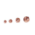 Real 18K Gold Beads for Jewelry Making Diy 2mm 3mm 4mm 5mm Spacer Stopper Pearl Beads Jewelry Component Findings Accessories