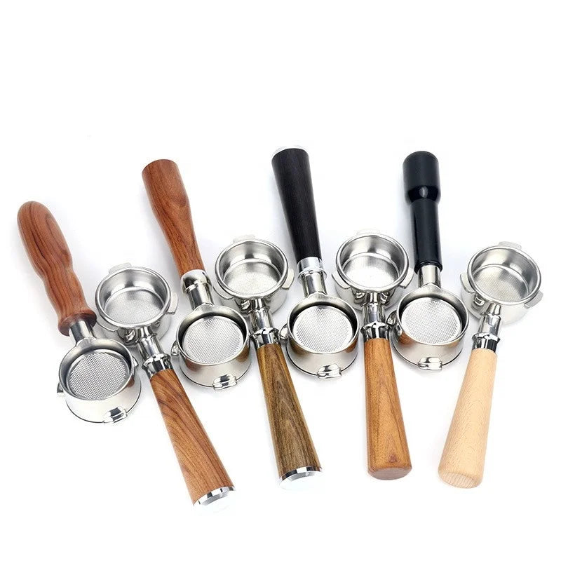Cheaper Wholesale Coffee Tools 51mm Coffee Espresso Naked Bottomless Portafilter With Handle