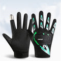 Personalized Long Finger Motorcycle Cycling Gloves-Protective Abrasion-Resistant Anti-Slip Aero Design Outdoor Sports Fitness
