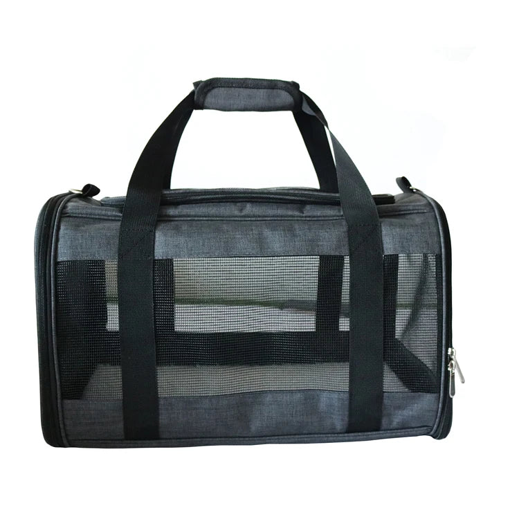 New Luxury Big Pet Carrier for Large Cat Midium Dog Travel Cabin Carrier Airline Approved Transparent Collapsible