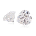 Heart-Shaped Moissanite Loose Stone for DIY Inlaid Jewelry Like Earrings Pendants Rings Versatile for Multiple Surface Designs