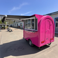 Custom Food Trailers Fully Equipped Kitchen Small Hot Dog Cart Mobile Food Business Trailer Mobile Coffee Truck Food Truck