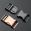 Customized Colorful Backpack Luggage Webbing Strap Accessories Buckles 25mm Metal Bag Belt Side Quick Release Buckles