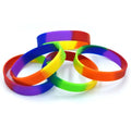 Custom Personalized Scented Silicone Bracelet Thin Rubber Wristband for Promotional Use