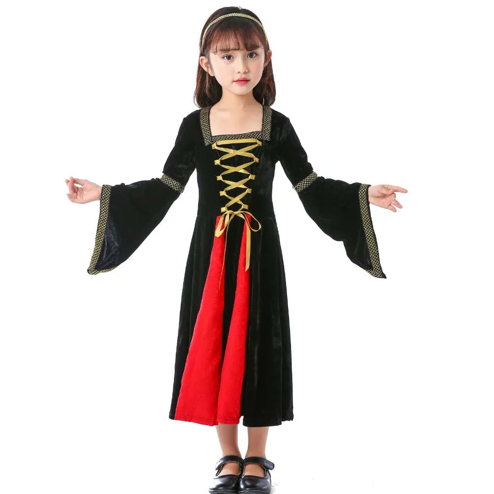 Renaissance Dress up Girls Medieval Princess Costume RKHC-006