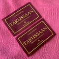 High Definition Soft Damask Woven Labelstraight Cut Knitting logo T-shirt Clothing Label