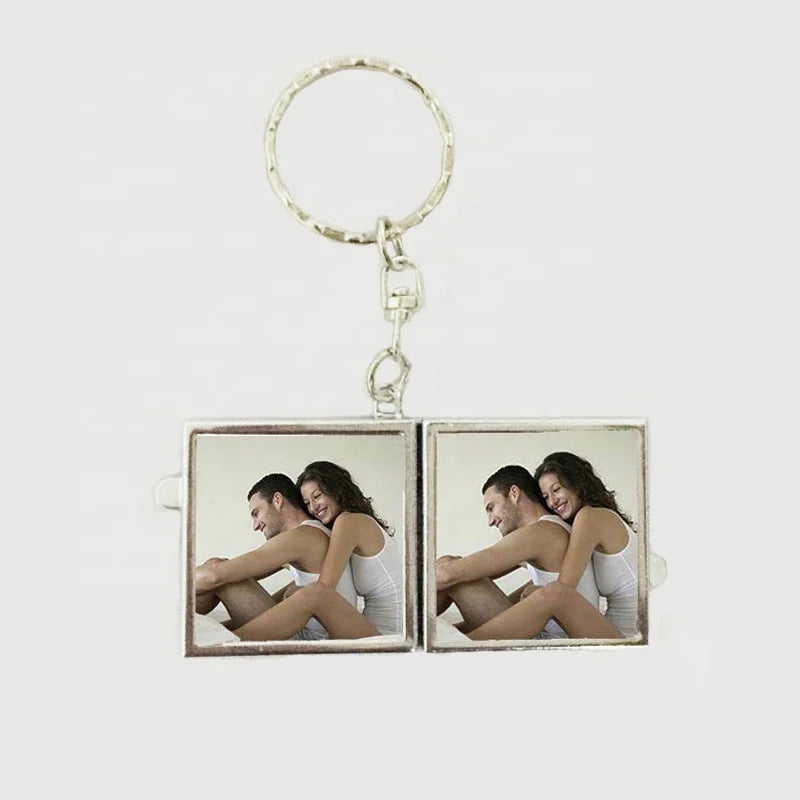Home Decoration Personalized Sublimation Blank Metal Pocket Compact Mirror Keychain