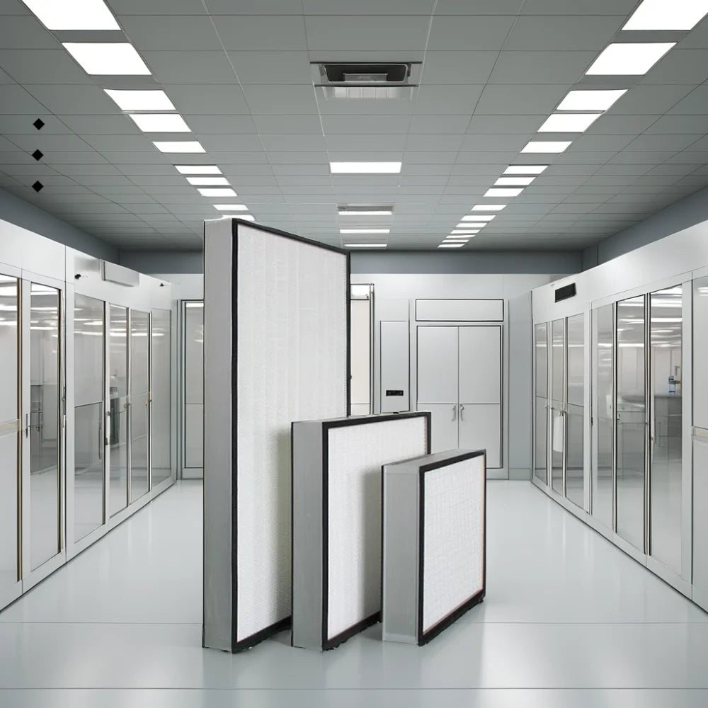 Manufacture Cleanroom Hvac Filter 0.3 Micron 99.99% High Efficiency Ulpa Filter H11 H12 H13 H14 Hepa Filter for Air Purification