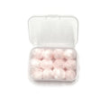 Wax Cotton & Silicone Waterproof Soundproof Earplugs with 28dB Noise Reduction in Plastic Case