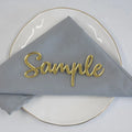 Laser Different Names Seat Cards Gold Mirror Acrylic Table Cards with for Wedding Dinner