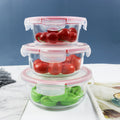Fashion High Quality Home Kitchen Design Decor High Borosilicate Lid Glass Food Storage Container Bowl