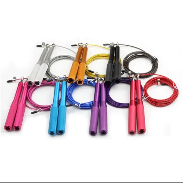 High Speed Aluminum Alloy Steel Wire Handle Bearing Jump Rope 3M Length Customized Color Customizable Unisex Fitness