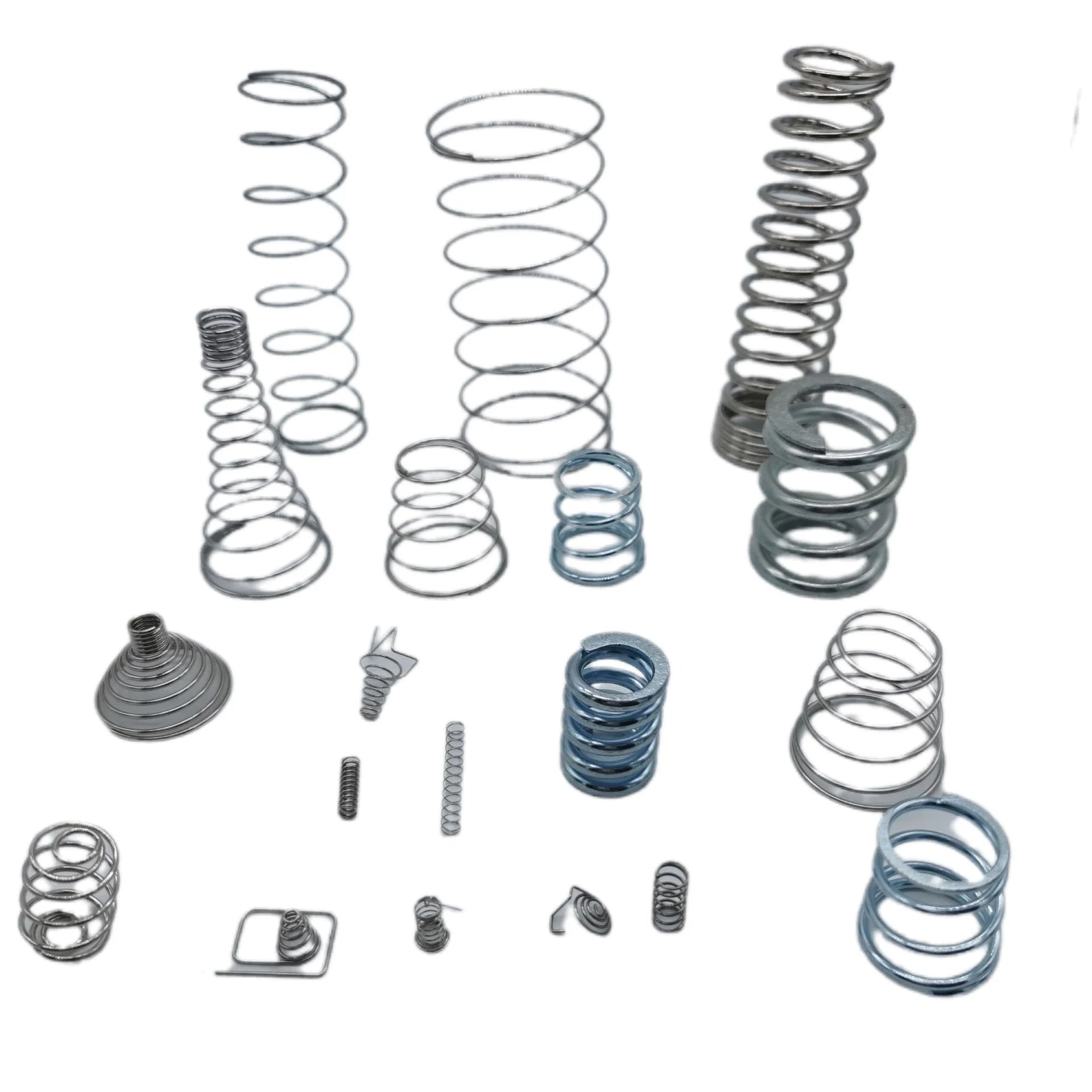 Wholesale Nickel-Plated Stainless Steel Compression Touch Screen Switch Spring Industrial Use AA Battery Contact Coils China