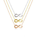 Hot Selling Men and Women Fashion Moebius Ring Necklace Infinity Letter 8 Necklace