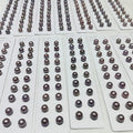 Edison Loose Pearl mm 8-12mm Paired Natural Purple Color Freshwater Pearl Round Shape Paired Pearls