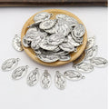 Oval Metal DIY Necklace Pendant Bracelet Rosary Accessories Hanging Pendant Rosary Pendant
