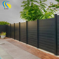 Modern Garden Fence Panels Aluminium Fence System Garden Aluminum Slat Fence