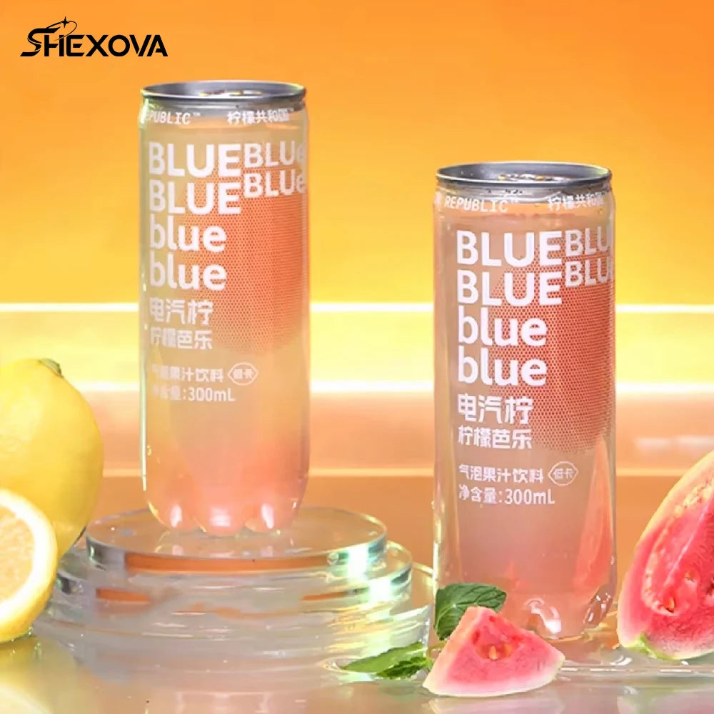 Popular Plastic Pet Soda Cans Juice Beverage Clear Pet Cans Customize Disposable Plastic Pet Cans
