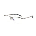 2024 Designer Pure Titanium Optical Glasses Frame for Men Business Style Half Frame Eyeglasses Lunette De Vue