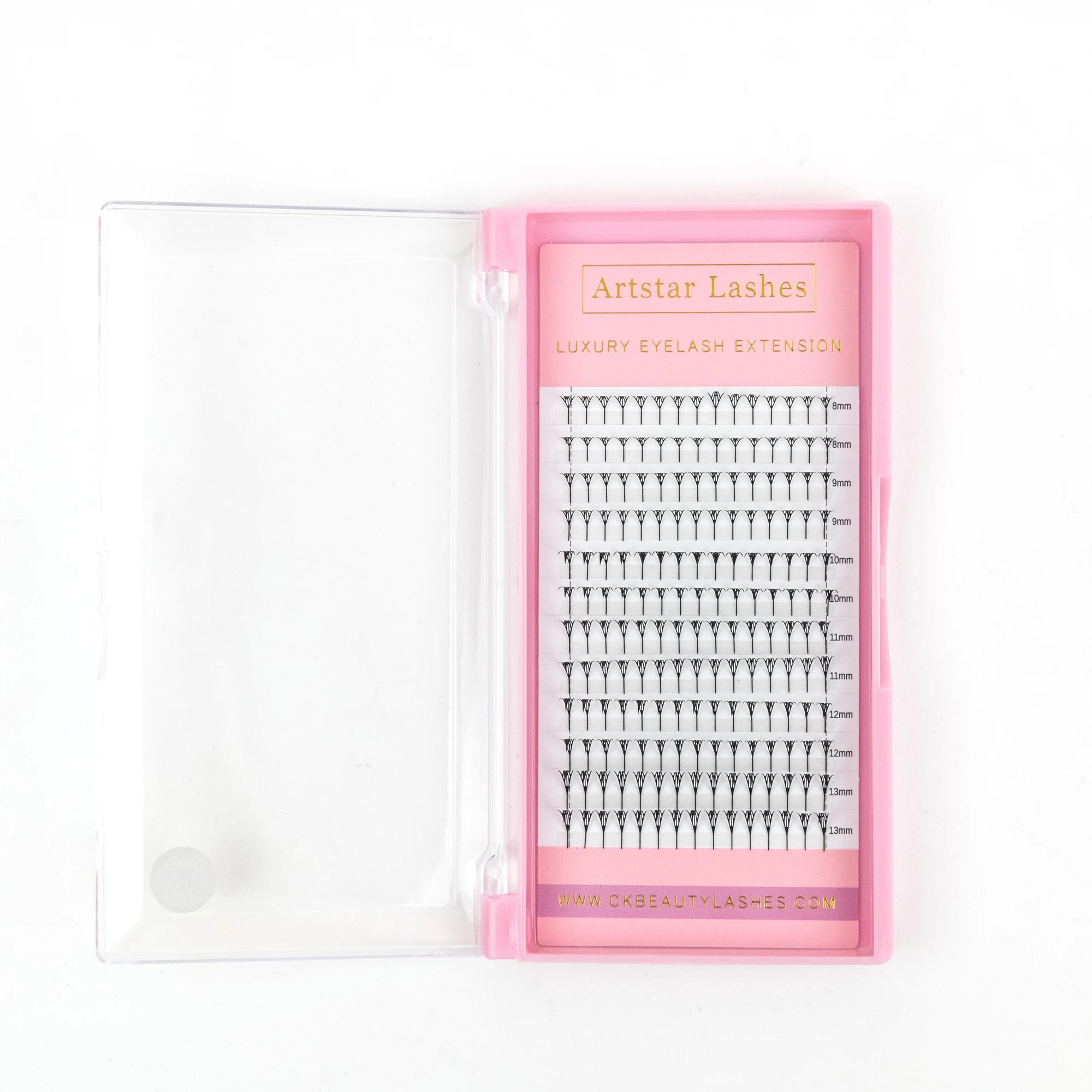 Custom Packing 0.07mm Premade Comic Spire Lash Extensions Eyelash Extensions Pre Made Tower Lashes