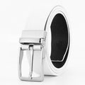 2025 Factory Wholesale Reversible Double-Sided Design Genuine Leather Material Prong Buckle Men's Leather Belt