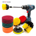 Zhenda 14 Pcs Electric Multifunctional Drill Cleaning Brush Attachment Power Scrubber Brush Set for Drill
