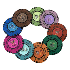 High Quality Custom Luxury Clay Poker Chips OEM with Logo Texas Hold'em Style