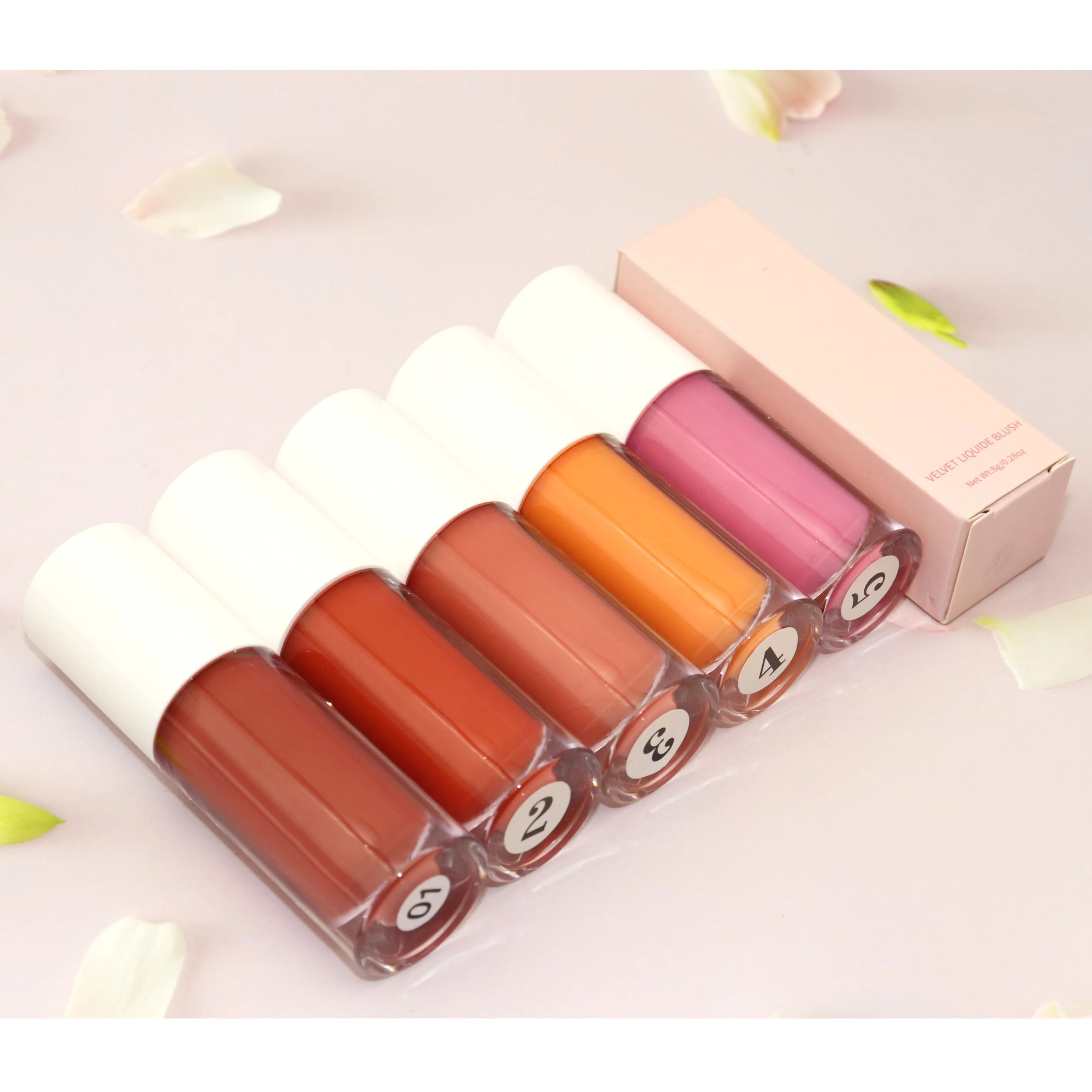 Wholesale Cruelty Free Cheek Pink Makeup Vegan Liquid Blush Private Label Liquid Blusher