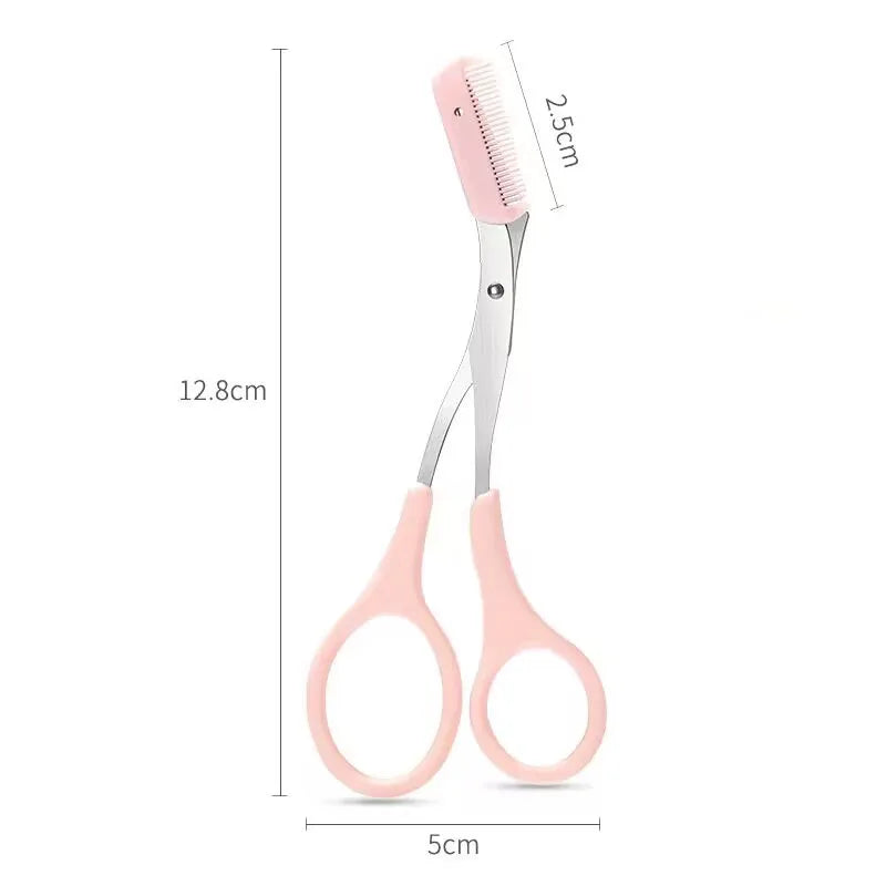 Eyebrow Trimming Knife Eyebrow Face Razor for Women Professional Eyebrow Scissors With Comb Brow Trimmer Scraper Accessories