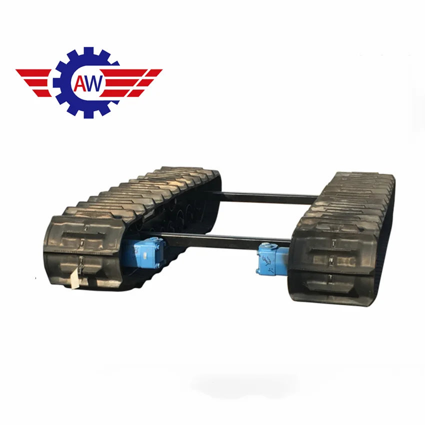 Rubber Crawler Undercarriage Track Systems for Mini Excavator Loader Drilling Rigs Agriculture Truck Wet Land