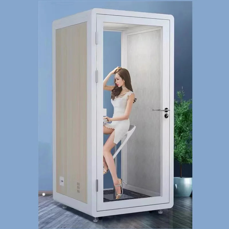 Acoustic Modern Steel Soundproof Room Indoor Booth for Office Building Hotel School Home Office Garden