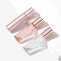 10ml Empty Cosmetic Packaging Rose Gold Roll on Bottle Skin Care Essential Oil Pink Glass Roller Perfume Bottle