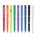 Hotel Logo Ballpoint Pens Black Plastic Supports Bank Logo Imprint Low-Cost Option