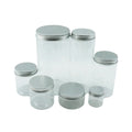 Factory Direct Sale 2oz 3oz 4oz 5oz 8oz 500ml 1000ml Food Honey Cookie Food Jar with Lid clear PET Spice Plastic Jar