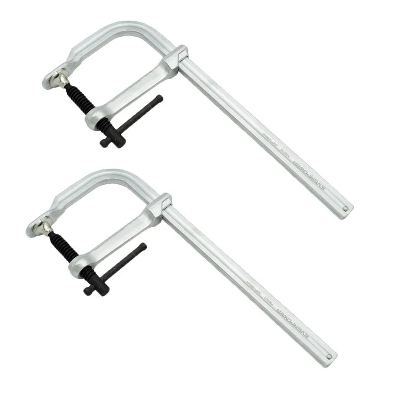 OEM DIY Steel Malleable Cast Iron F Clamp Heavy Duty Firm Grip Anti Rust Inch Tool Bar Woodworking Assembly Stable