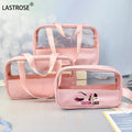 Wholesale PVC Travel Bathroom Bag Makeup Cosmetic Wash Bag Toilet Cosmetic Bag