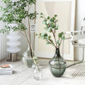 Vintage Bead Point Closed Transparent Glass Vase Blown Large Small Hydroponic Creative Glass Jar Pot Belly Desktop Home Vase
