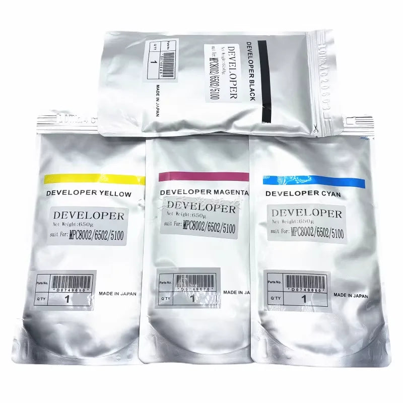 MJL D1369640 D136-9640 Developer 650g for Ricoh MPC8002 C6502 Pro C5110S 5100S C6502 C7502 C8002 Powder Iron