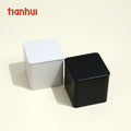 Tianhui Food Grade 200g 300g Square Aluminum Metal Tin Can With Tin Lids for Gummies and Candy